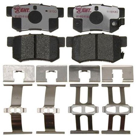 RM BRAKES RM Brakes EHT537H Ceramic Brake Pad Set With Hardware R53-EHT537H